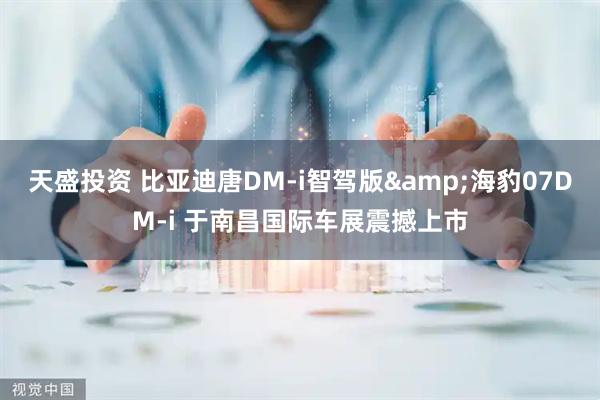 天盛投资 比亚迪唐DM-i智驾版&海豹07DM-i 于南昌国际车展震撼上市
